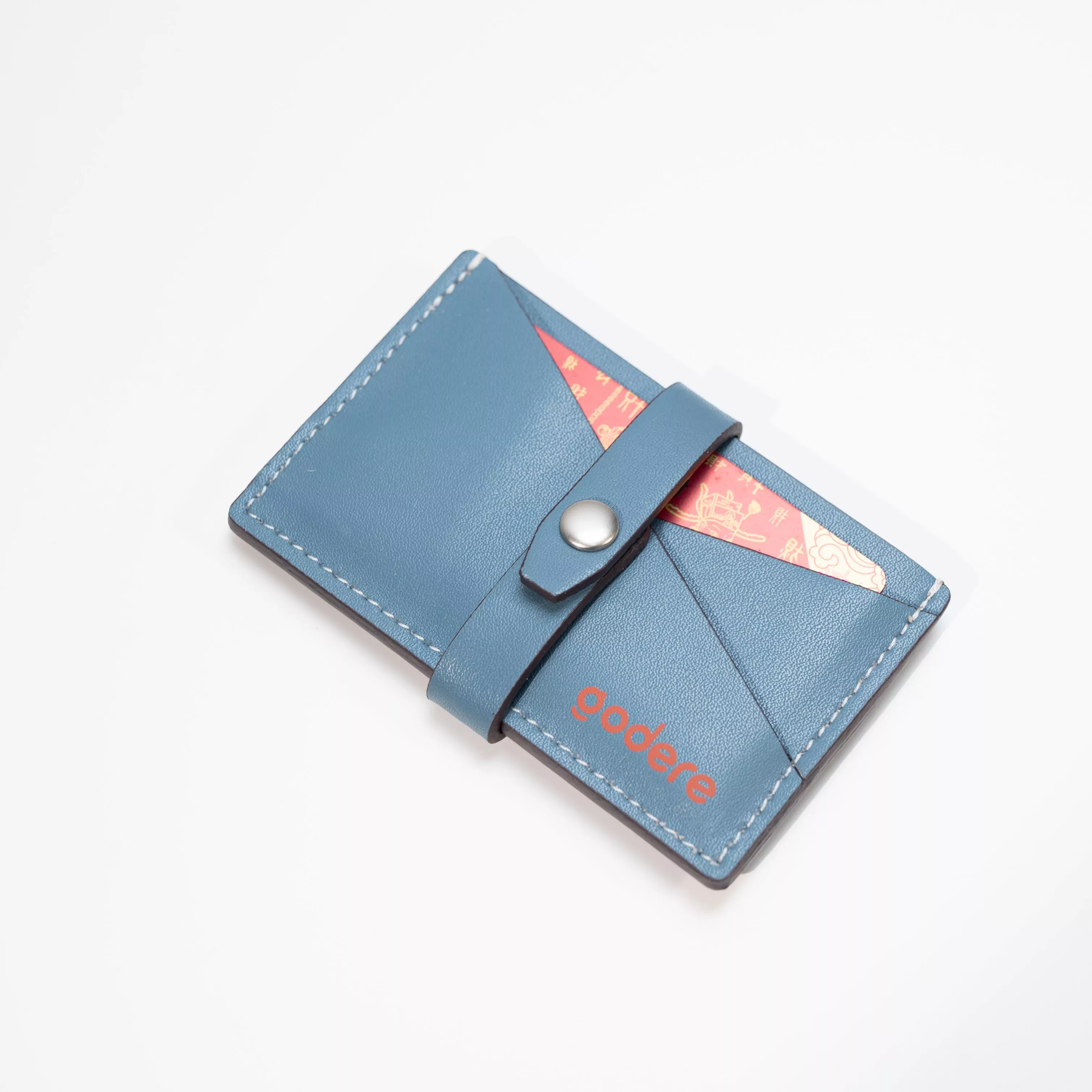 Sincerus Leather Creative Handmade Macron Color Simple Style Card Holder