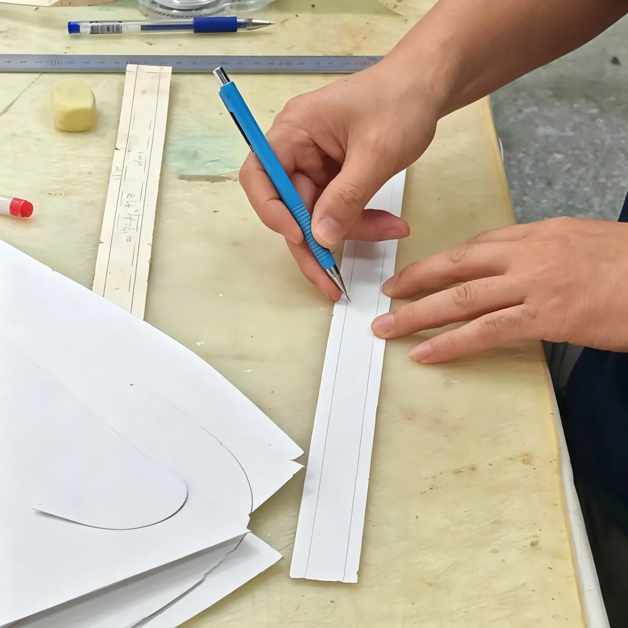 Post Goderebag Productio: Ex Exemplum-faciens ad Leather Cutting
