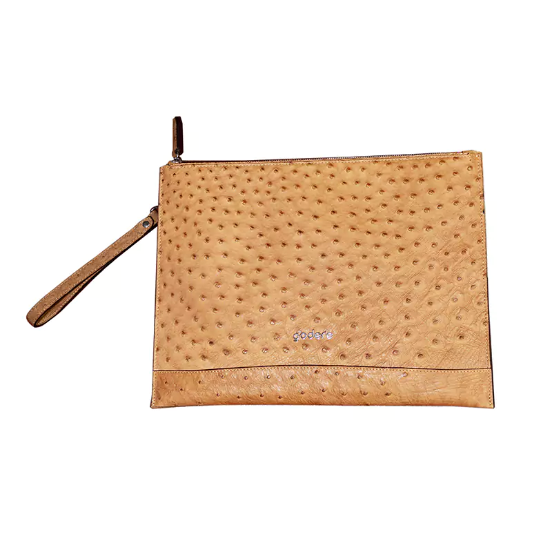 Originale struthionis Leather Underarm Bag