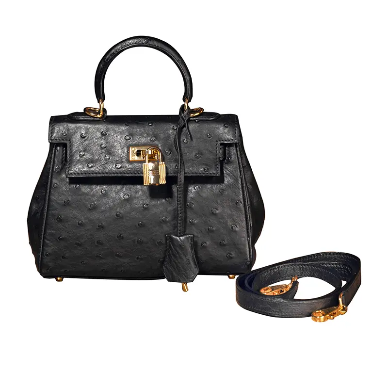 Struthiocamelus Leather Handbag