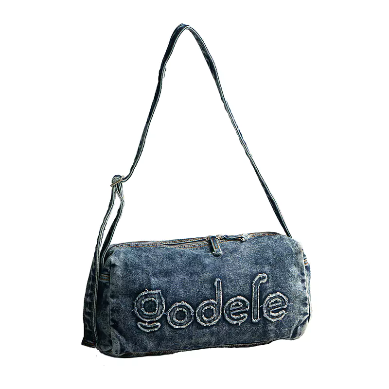 Denim laverunt humerum Bag